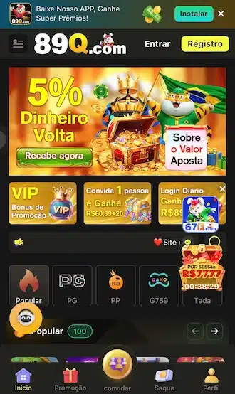 ① Entre no site oficial e clique no botão de cadastro