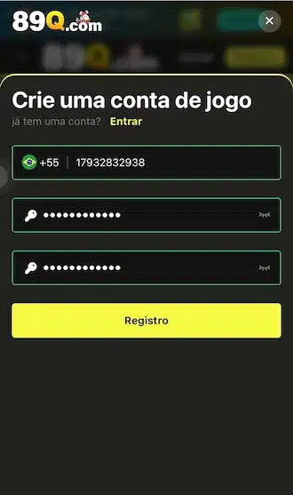 ③ Finalize o seu cadastro