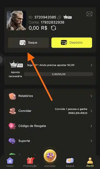 O site vai gerar um QR Code para você pagar via Pix