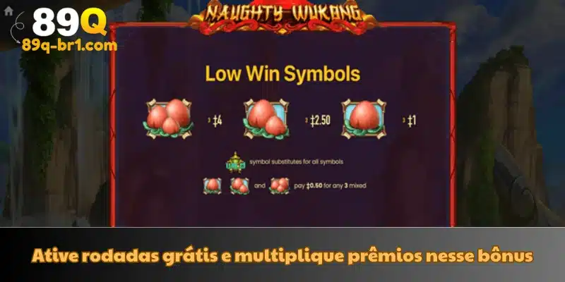 Ative rodadas grátis e multiplique prêmios nesse bônus