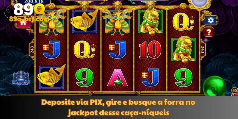 Deposite via PIX, gire e busque a forra no jackpot desse caça-níqueis